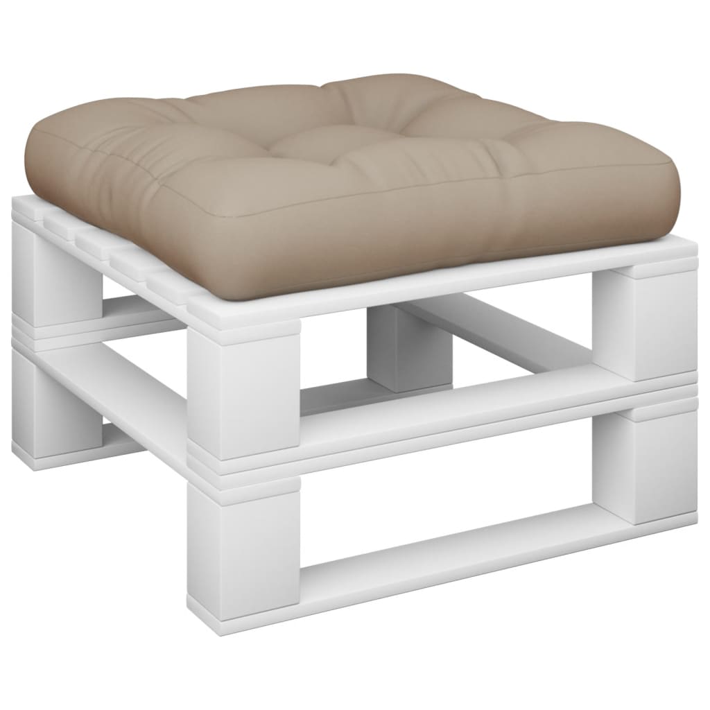 Cuscino per Pallet Tortora 58x58x10 cm in Tessuto | homemem39