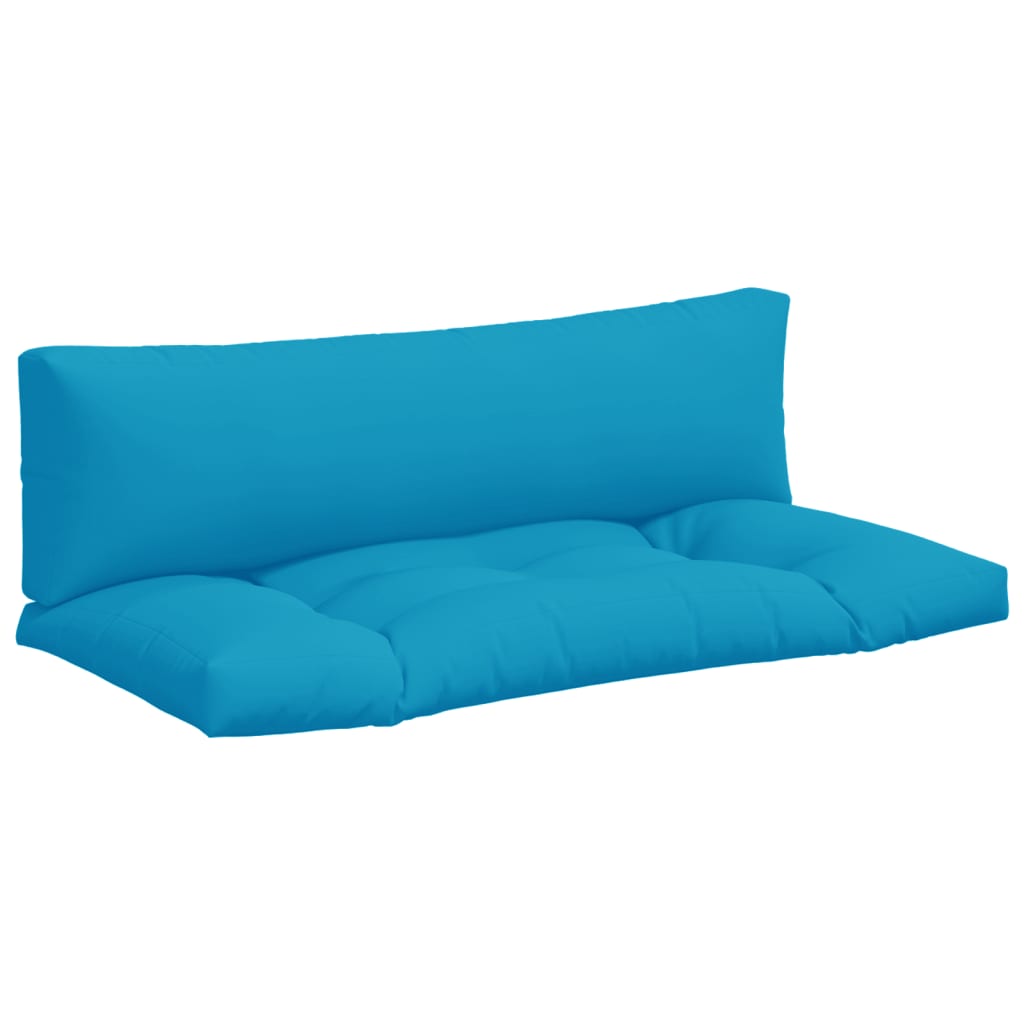 Cuscini per Pallet 2 pz Azzurro in Tessuto | homemem39