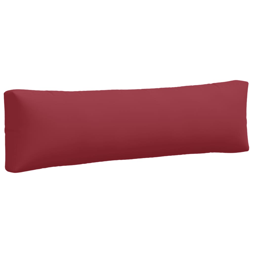 Cuscini per Pallet 2 pz Rosso Vino in Tessuto | homemem39
