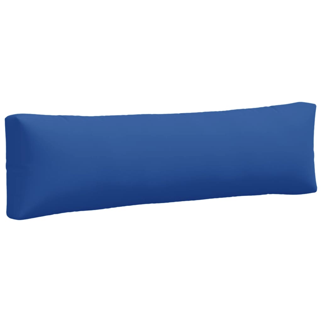 Cuscini per Pallet 2 pz Blu in Tessuto