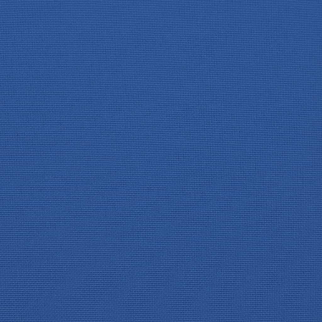 Cuscini per Pallet 2 pz Blu in Tessuto