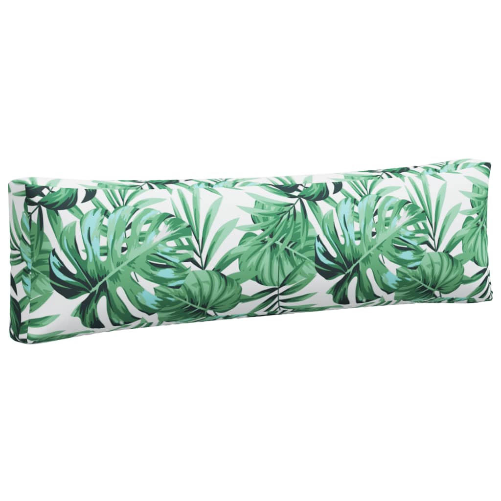 Cuscini per Pallet 2 pz Motivo a Foglie Tessuto