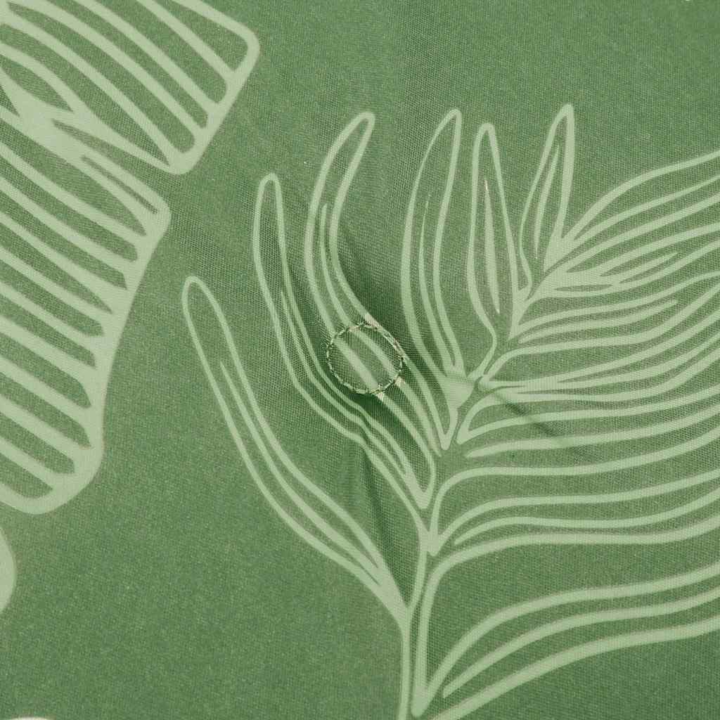 Cuscini per Sedia 2 pz Motivo a Foglie 40x40x4 cm Tessuto | homemem39