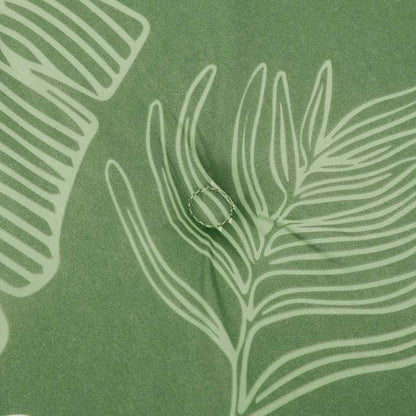 Cuscini per Sedia 2 pz Motivo a Foglie 40x40x4 cm Tessuto | homemem39