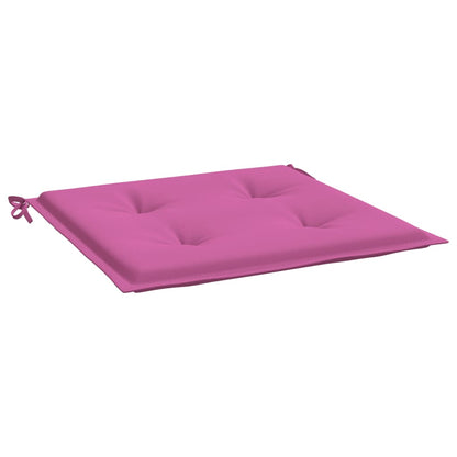 Cuscini per Sedia 4 pz Rosa 50x50x3 cm in Tessuto - homemem39