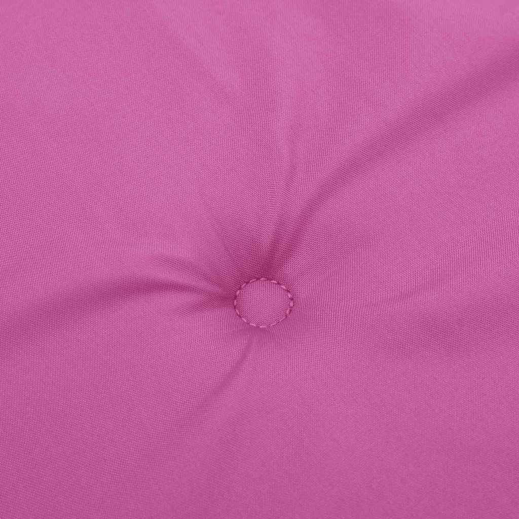 Cuscini per Sedia 6 pz Rosa 50x50x4 cm in Tessuto | homemem39