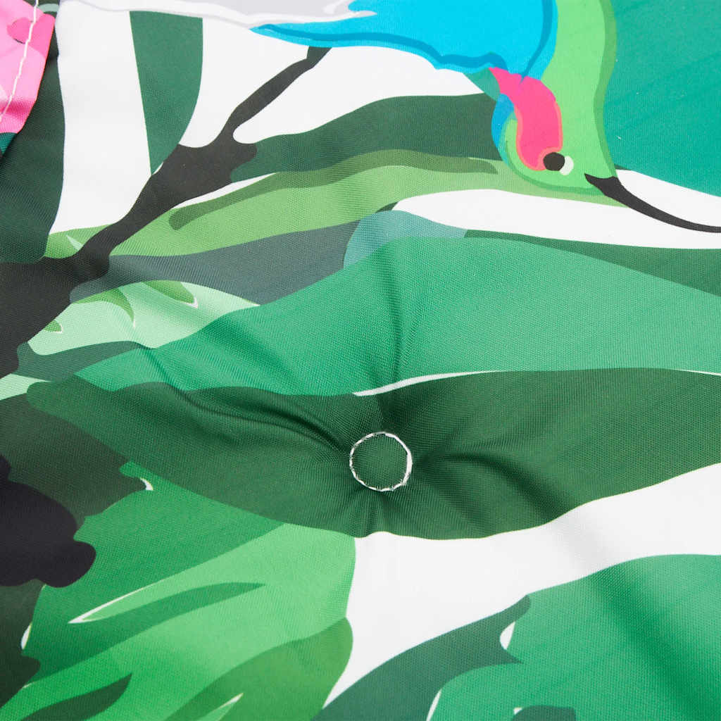 Cuscino Panca da Giardino Multicolore 100x50x4cm Tessuto Oxford - homemem39