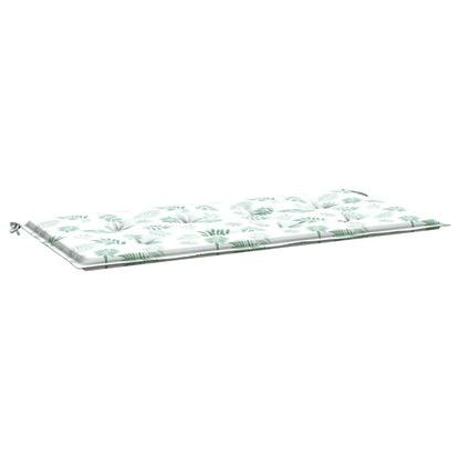 Cuscino per Panca a Foglie 100x50x3 cm in Tessuto Oxford