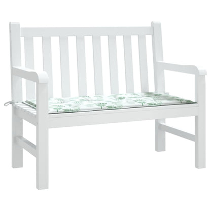 Cuscino per Panca a Foglie 100x50x3 cm in Tessuto Oxford | homemem39