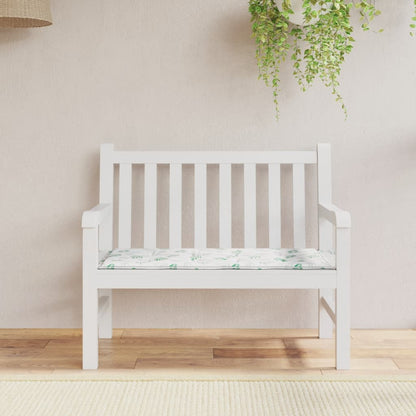Cuscino per Panca a Foglie 100x50x3 cm in Tessuto Oxford | homemem39