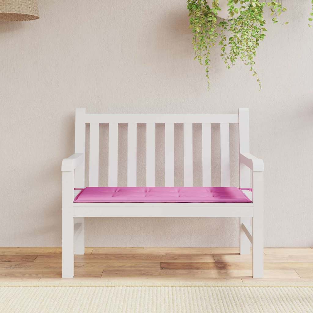 Cuscino per Sedia Tessuto Oxford Rosa 100 x 50 x 3 cm | homemem39