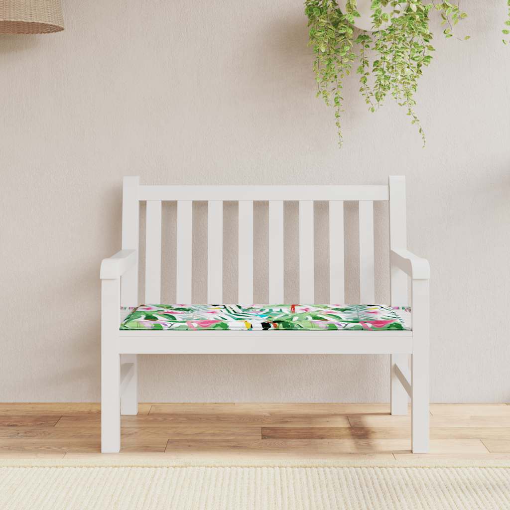 Cuscino Panca da Giardino Multicolore 120x50x4cm Tessuto Oxford - homemem39