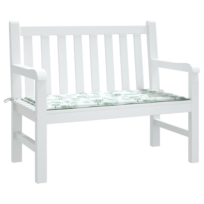 Cuscino per Panca a Foglie 120x50x3 cm in Tessuto Oxford | homemem39