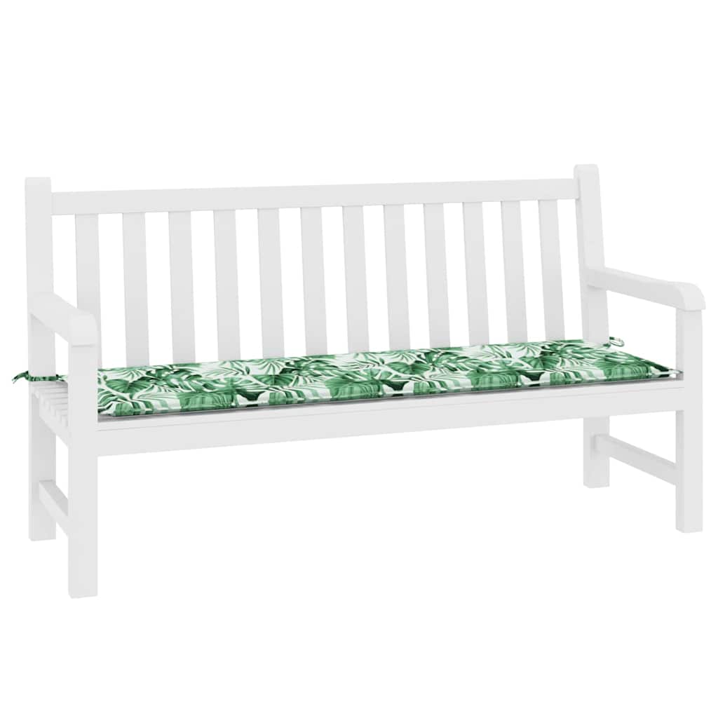 Cuscino per Panchina Tessuto Oxford Motivo a foglia | homemem39