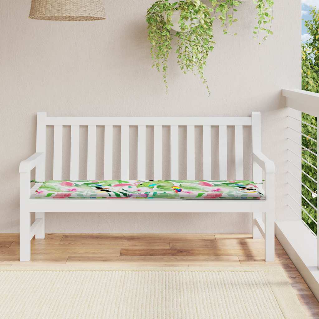 Cuscino Panca Giardino Multicolore 150x50x4cm in Tessuto Oxford - homemem39
