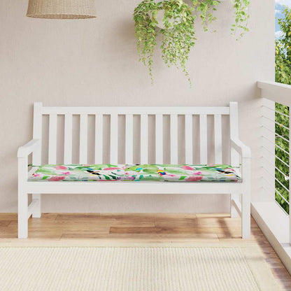 Cuscino Panca Giardino Multicolore 150x50x4cm in Tessuto Oxford - homemem39