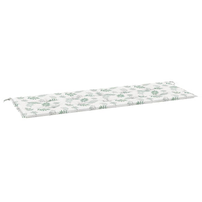 Cuscino per Panca a Foglie 150x50x3 cm in Tessuto Oxford | homemem39