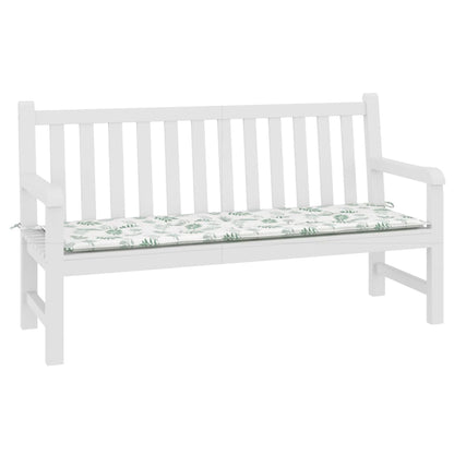 Cuscino per Panca a Foglie 150x50x3 cm in Tessuto Oxford | homemem39
