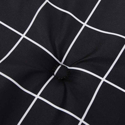 Cuscino per Panchina Quadro Nero 150 x 50 x 3 cm Tessuto Oxford | homemem39