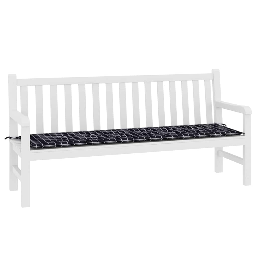 Cuscino per Panchina Quadro Nero 150 x 50 x 3 cm Tessuto Oxford | homemem39