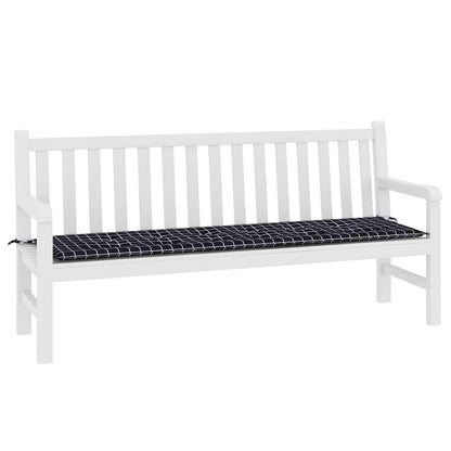 Cuscino per Panchina Quadro Nero 150 x 50 x 3 cm Tessuto Oxford | homemem39