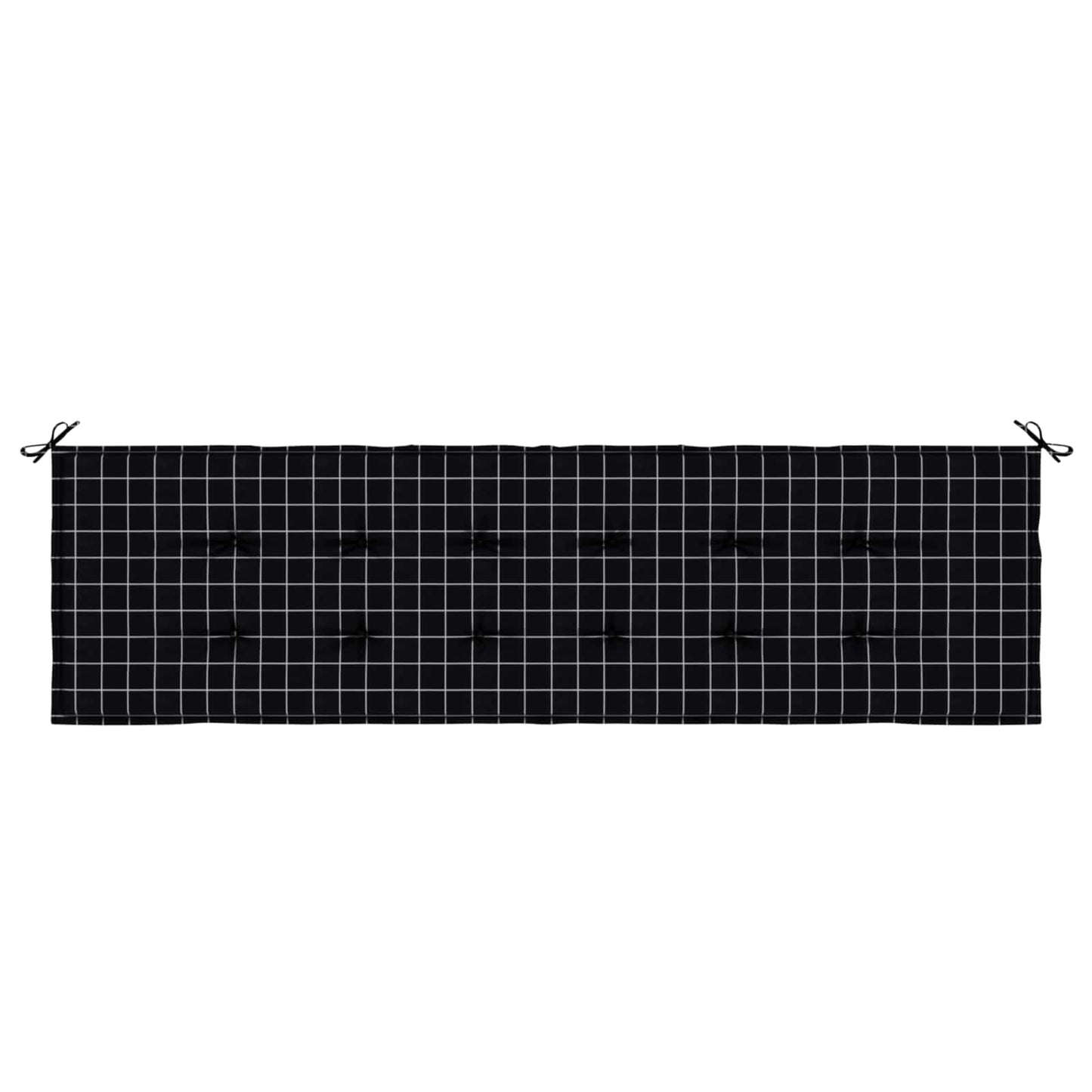 Cuscino per Panchina Quadro Nero 150 x 50 x 3 cm Tessuto Oxford | homemem39