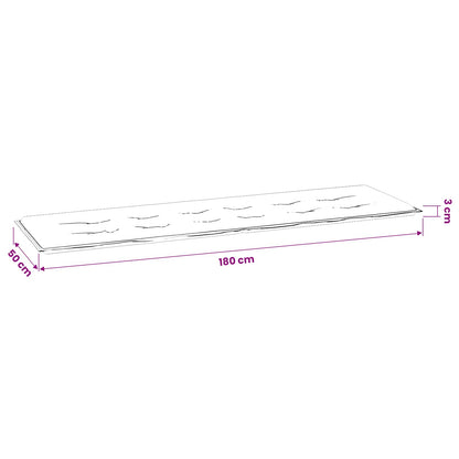 Cuscino per Panchina Tessuto Oxford Design a foglia