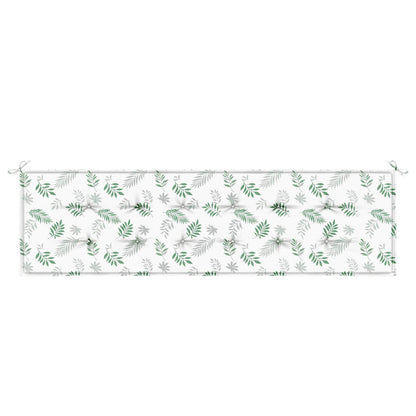 Cuscino per Panchina Tessuto Oxford Design a foglia