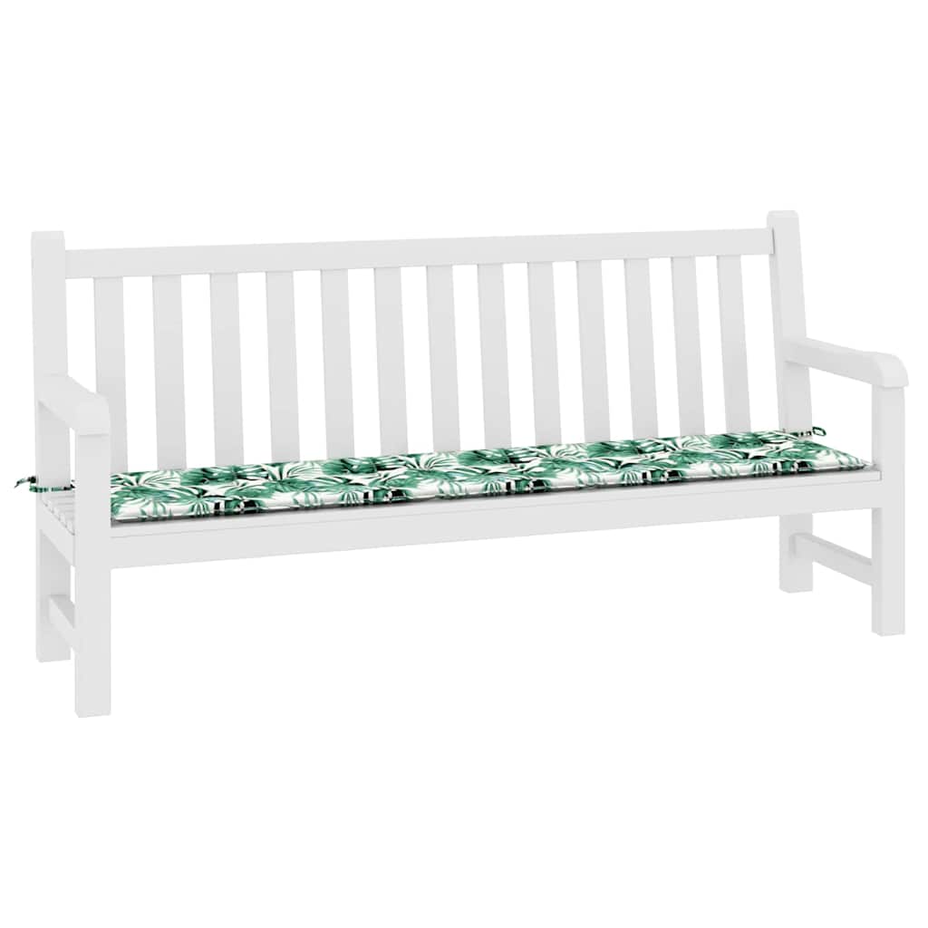 Cuscino per Panchina Foglia Motivo Foglia 200 x 50 x 3 cm | homemem39