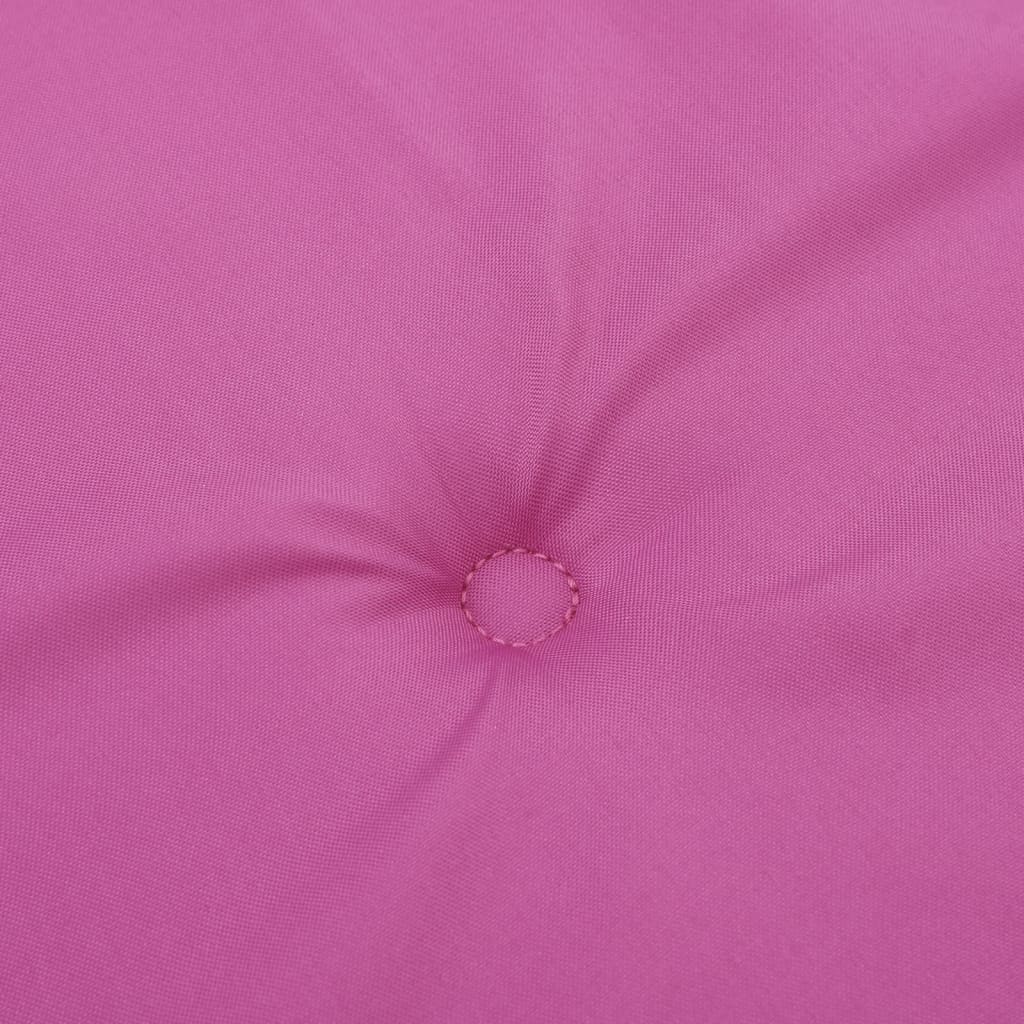 Cuscino per Panca da Giardino Rosa 200x50x3 cm in Tessuto