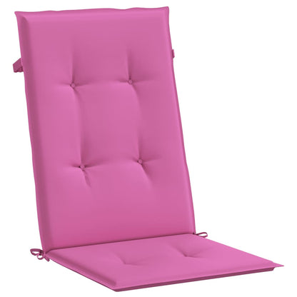 Cuscini per Sedie 2 pz Rosa 120x50x3 cm in Tessuto - homemem39