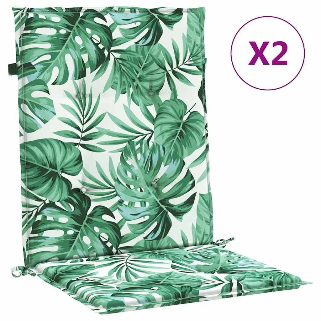 Cuscini posteriori 2 pz Motivo Foglia 100 x 50 x 3 cm | homemem39