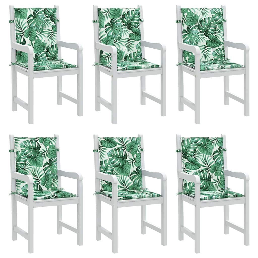 Cuscini posteriori 6 pz Motivo Foglia 100 x 50 x 3 cm | homemem39