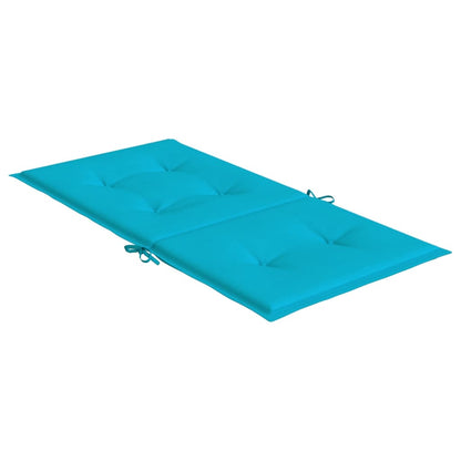 Cuscini per Sedia con Schienale Basso 6 pz Turchese in Tessuto | homemem39