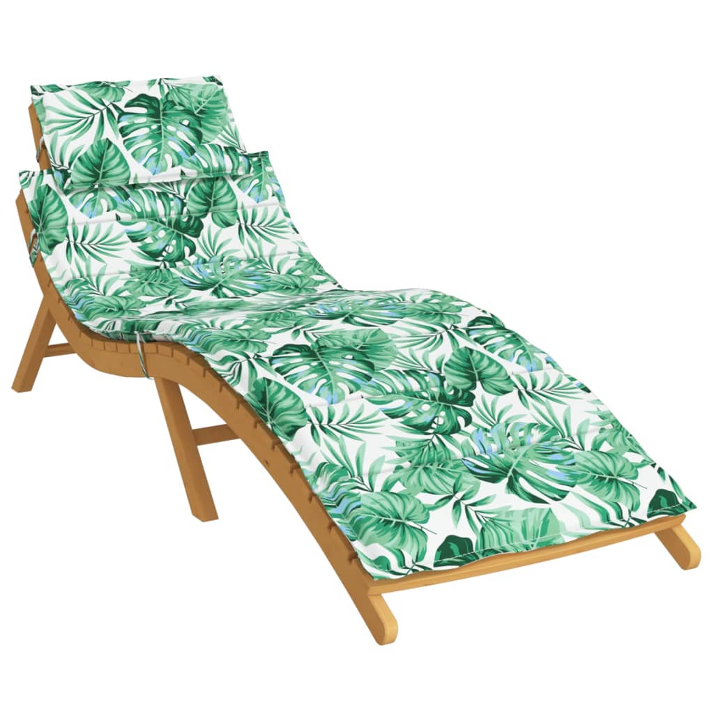 Cuscino per Lettino con Motivo a Foglie in Tessuto Oxford | homemem39