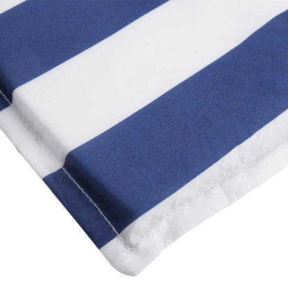Cuscino per Lettino a Righe Bianche e Blu in Tessuto Oxford | homemem39