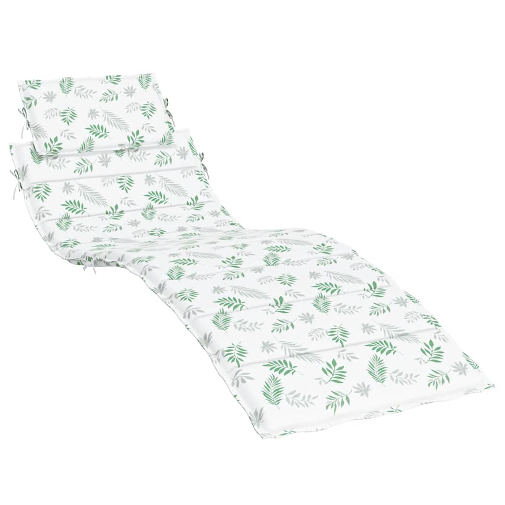 Cuscino per Lettino con Motivo a Foglie in Tessuto Oxford | homemem39