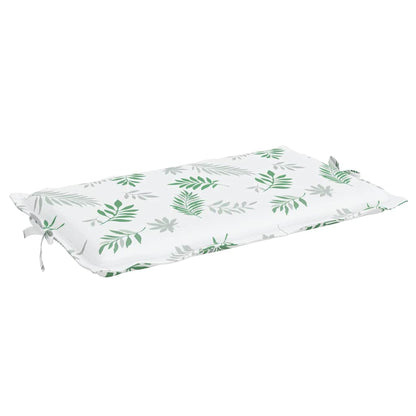 Cuscino per Lettino con Motivo a Foglie in Tessuto Oxford | homemem39