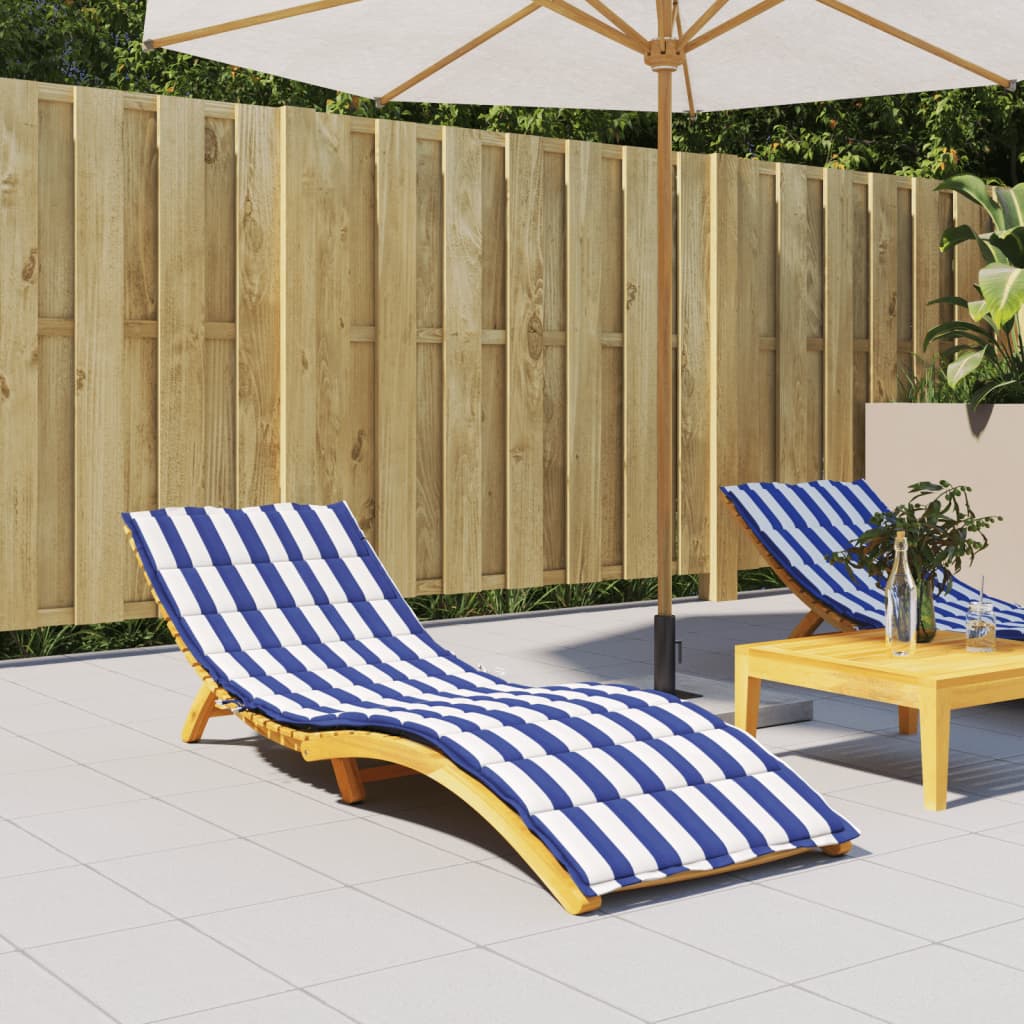 Cuscino per Lettino a Righe Bianche e Blu in Tessuto Oxford | homemem39