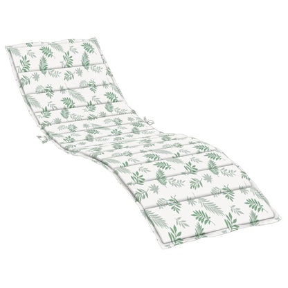 Cuscino per Lettino con Motivo a Foglie in Tessuto Oxford | homemem39