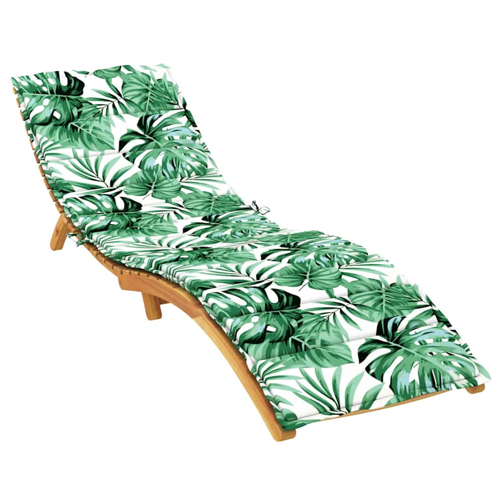 Cuscino Lounger Motivo Foglia 200 x 70 x 3 cm Tessuto Oxford | homemem39