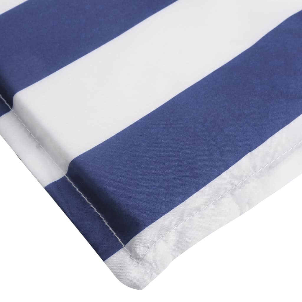 Cuscino per Lettino a Righe Bianche e Blu in Tessuto Oxford | homemem39