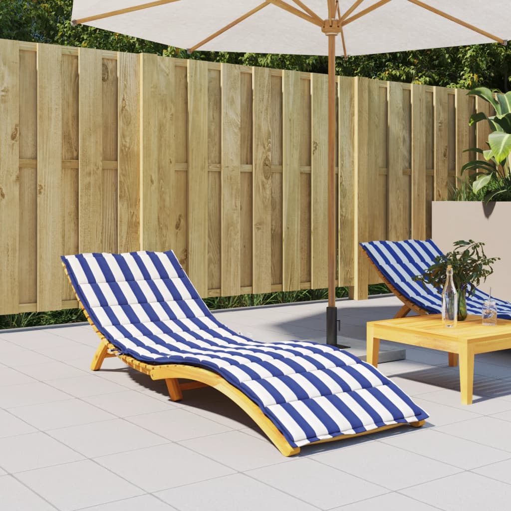 Cuscino per Lettino a Righe Bianche e Blu in Tessuto Oxford | homemem39