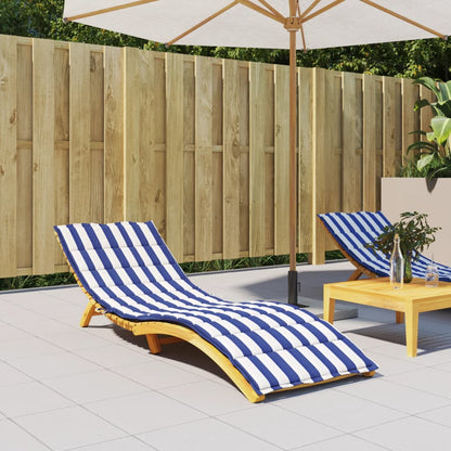 Cuscino per Lettino a Righe Bianche e Blu in Tessuto Oxford | homemem39