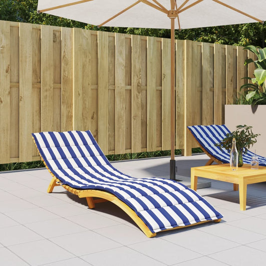 Cuscino per Lettino a Righe Bianche e Blu in Tessuto Oxford | homemem39