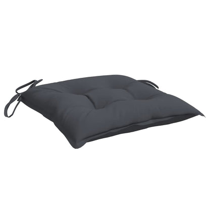 Cuscini per Sedia 4 pz Antracite 40x40x7 cm in Tessuto Oxford | homemem39