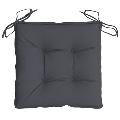 Cuscini per Sedia 6 pz Antracite 40x40x7 cm in Tessuto Oxford | homemem39