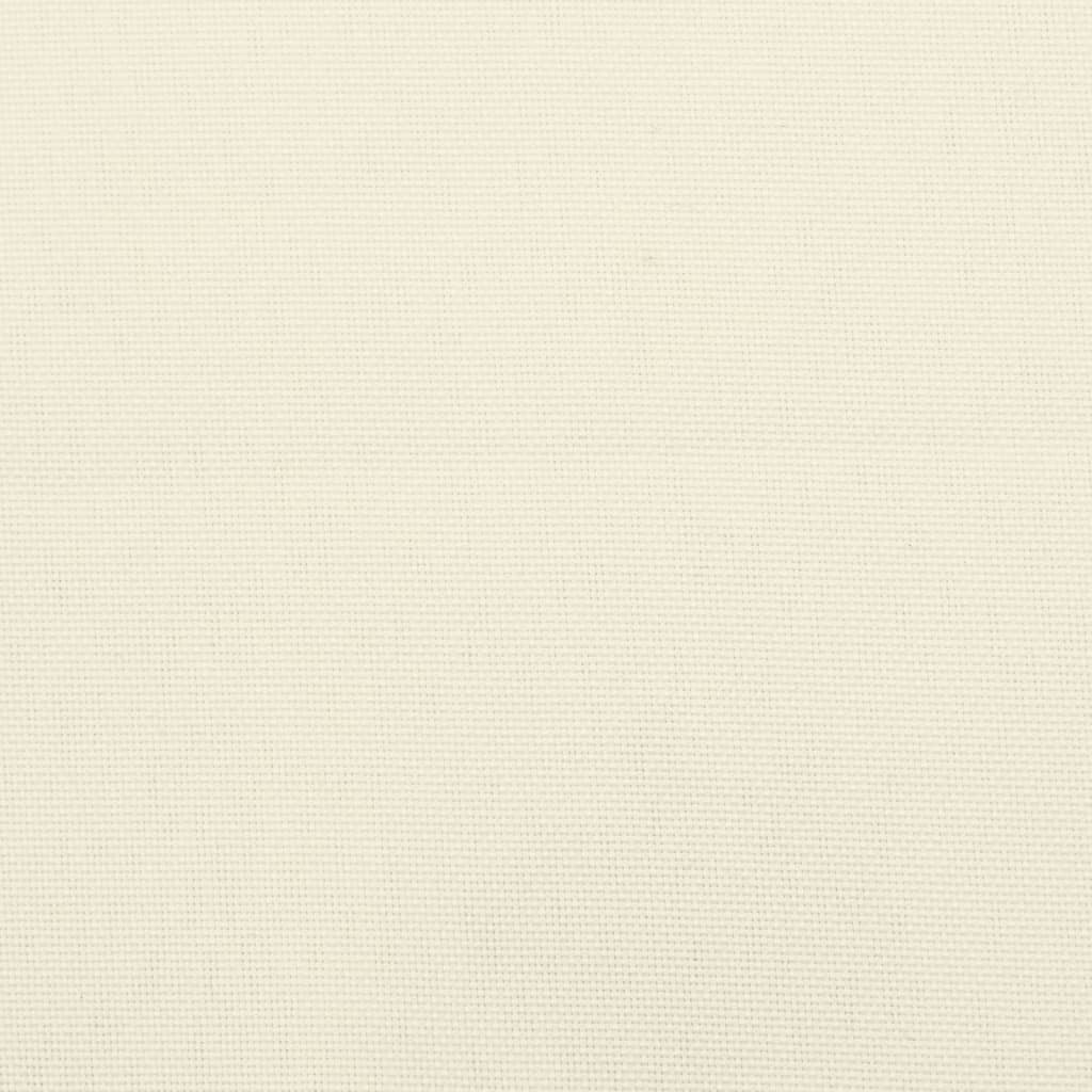 Cuscini per Sedia 6pz Bianco Crema 40x40x7 cm in Tessuto Oxford