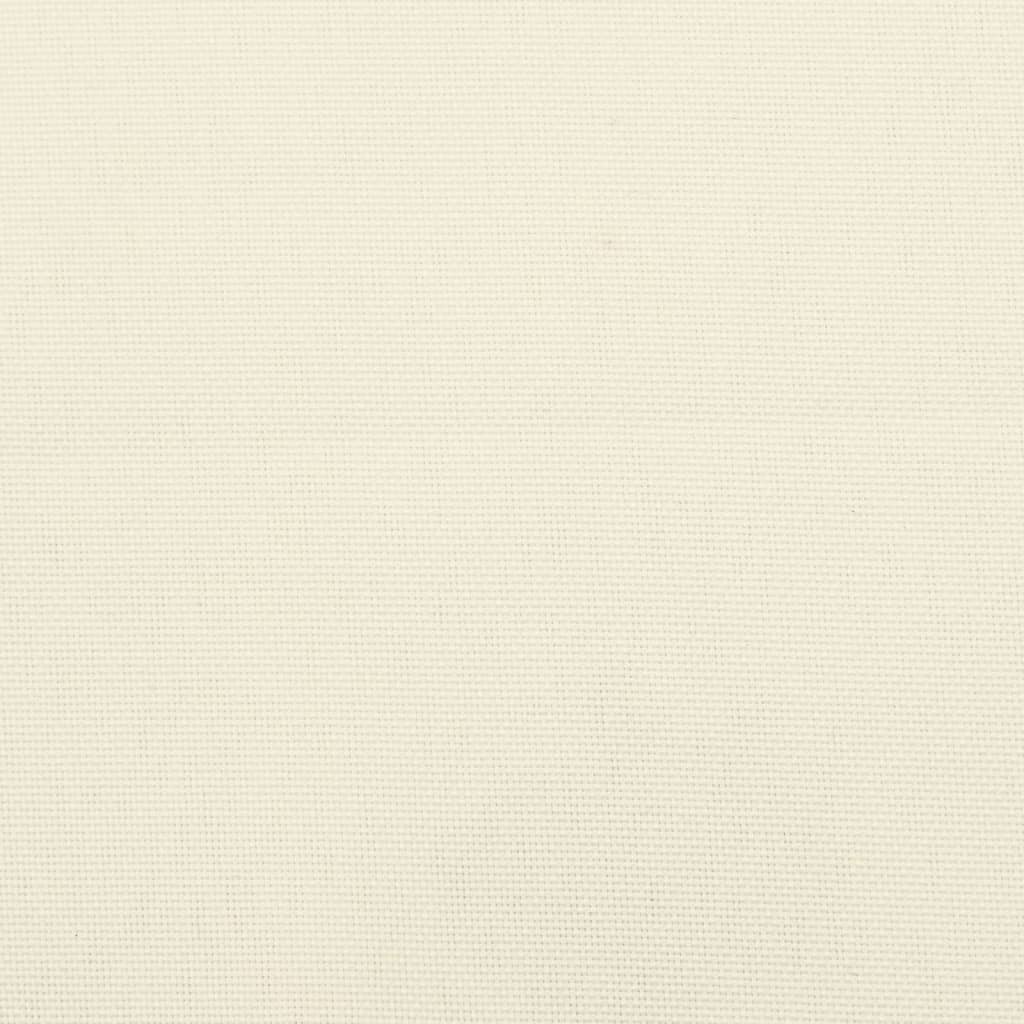 Cuscini per Sedia 6pz Bianco Crema 40x40x7 cm in Tessuto Oxford