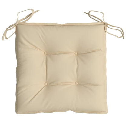 Cuscini per Sedia 2 pz Beige 40x40x7 cm in Tessuto Oxford | homemem39